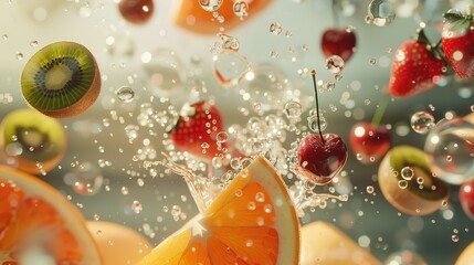 Fantasy glowing nebula with swirling blue and violet clouds, creating a dreamy and futuristic deep space effect.