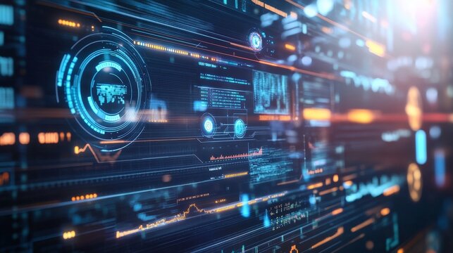 A digital asset manager designing AI powered cryptocurrency portfolio optimization solutions for institutional investors, futuristic finance center with live data, High-tech style