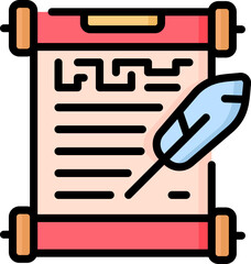 papyrus Illustration on a white background.