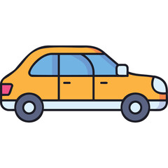Fototapeta premium Sedan Sticker