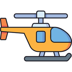 Helicopter Sticker