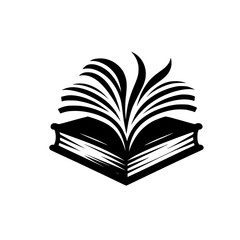 Blooming Knowledge: A Minimalist Book Icon