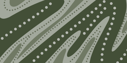 Fototapeta premium floral shape with dots pattern background simple 