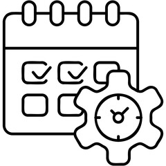 Time Discipline Icon