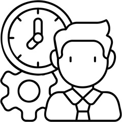 Time Management Skill Icon