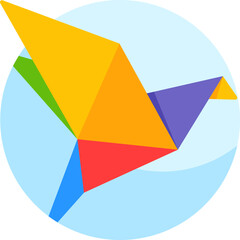 bird Illustration on a white background