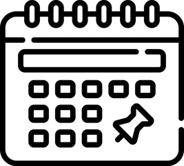 deadline Illustration on a white background.