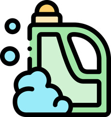 detergent Illustration on a white background.