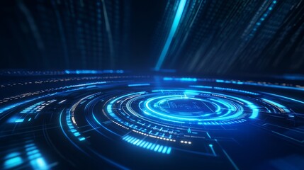 A fintech engineer working on AI based decentralized finance prediction tools for crypto asset prices, futuristic prediction lab with live data, High-tech style