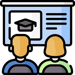 learning Illustration on a white background.