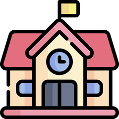 school Illustration on a white background.