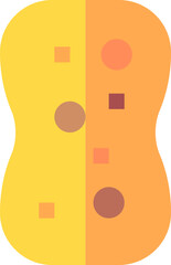 sponge Illustration on a white background.