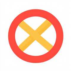 Obraz premium no entry sign icon