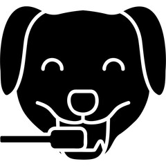 Fototapeta premium Teeth Brushing Icon