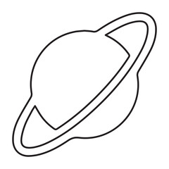 Astronomy line icon
