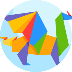 dragon Illustration on a white background.