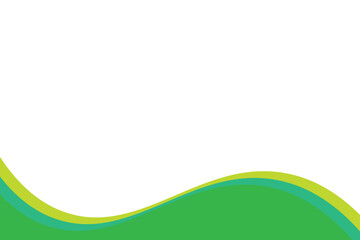 abstract green wave background