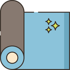 fabric Illustration on a white background.