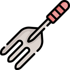 fork Illustration on a white background.