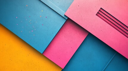 Fototapeta premium geometric shapes abstract colorful texture, and background