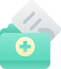 medical history Illustration on a white background.