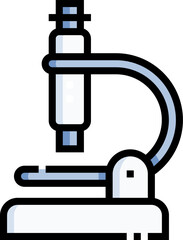 microscope Illustration on a white background.