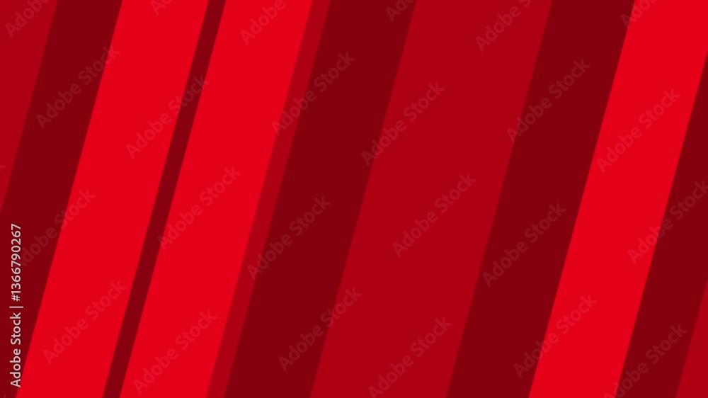 Wall mural Abstract Geometric Red Background Loop