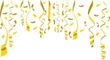 Gold Confetti Decoration