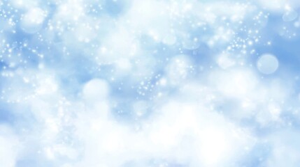 Fototapeta premium Beautiful Light Blue Sky Background with Sparkling Stars