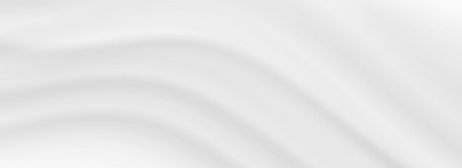 Smooth grey wave background. Abstract subtle cream texture. Curved line template wallpaper for medical, tech, cosmetic concept, brochure, poster, flyer, leaflet. Vector soft grey gradient backdrop