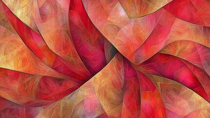 Obraz premium Abstract Red and Gold Graphic Design
