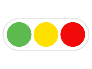 信号機のアイコン（マーク）