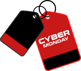 Cyber Monday Sale Tag Label