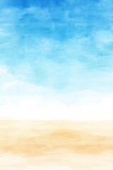 Fototapeta premium winter frost gradient watercolor wash