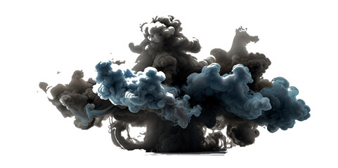 Gray smoke cloud background