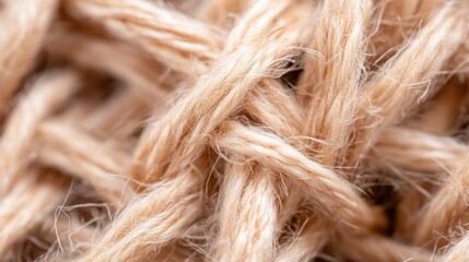 Fototapeta premium Close-up of intertwined natural fibers
