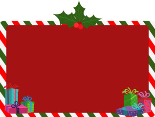 Christmas Text Box Decoration