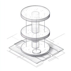 Fototapeta premium Layered Structure