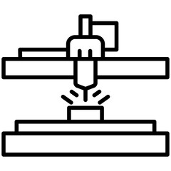 Cnc Machine Icon