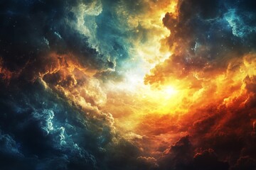 In the beginning God created the heavens and the earth, Genesis 1:1, heaven and earth as God described.