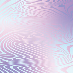Holographic Foil Flowing Lines, Gradient Background in Blue and Purple