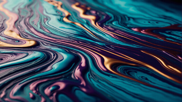 Abstract metallic lava background 