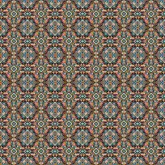  Aztec pattern for textile design 