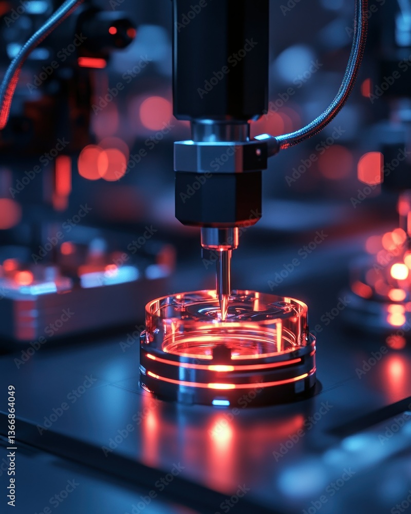 Poster advanced technology in laboratory with precision liquid handling system