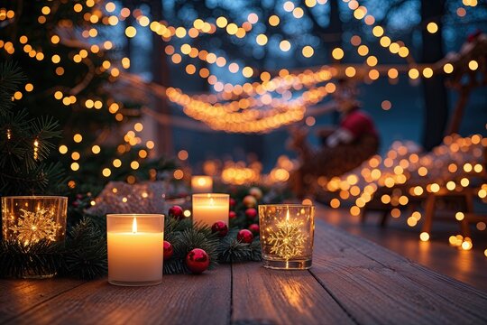 Vibrant Glow and Glimmer in Joyful Christmas Eve Celebrations