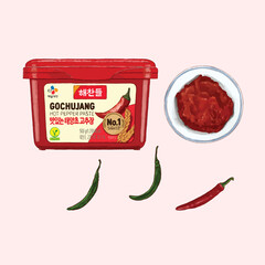 Gochujang vector
