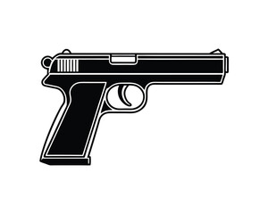 Gun illustration, Gun vector Design