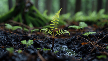 fern in the forest