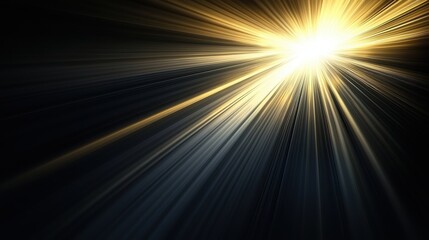 abstract beautiful rays of light on black background.
