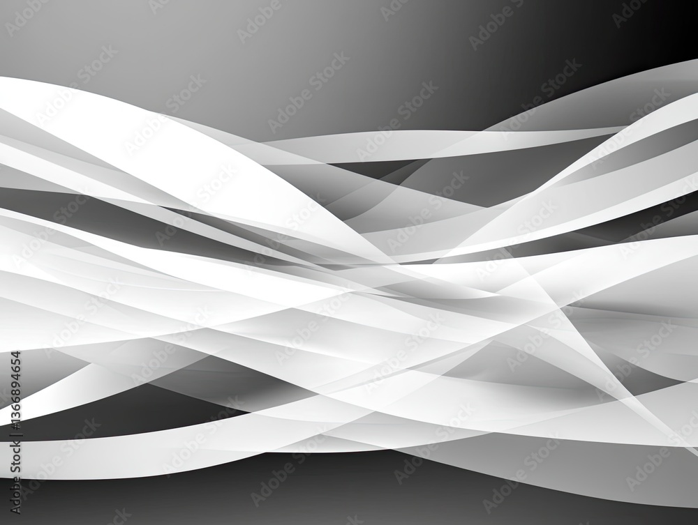 Poster dynamic abstract swirls digital art modern design minimalist aesthetic close-up view creative concep